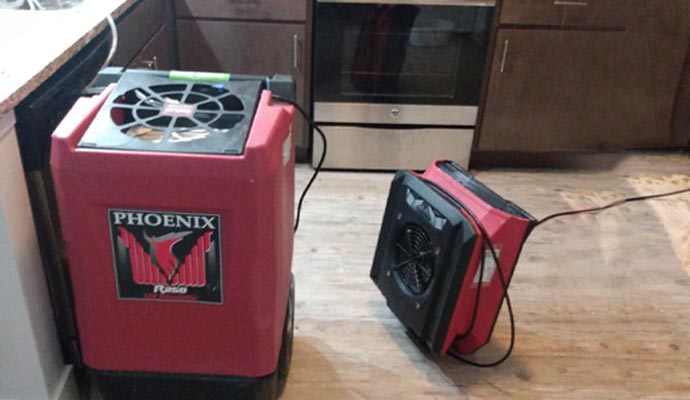 Water damage restoration equipments